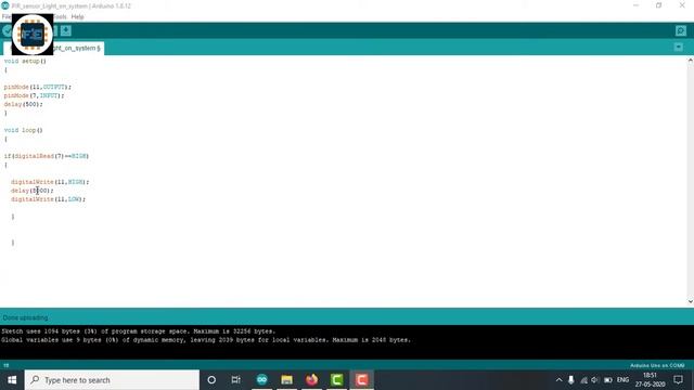 Automate Light with PIR sensor Using Arduino | Automatic Light | Save Electricity смотреть онлайн