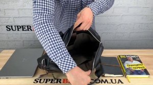 Обзор мужской сумки из натуральной кожи Tiding bag (12904)