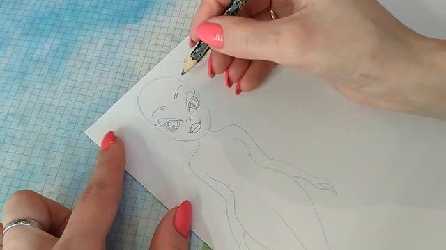 ? КАК СДЕЛАТЬ КУКОЛКУ С ЖИВОЙ ОДЕЖДОЙ ?ЧАСТЬ 1? #бумажныекуклы #бумажныймир  #dolls #paperdolls