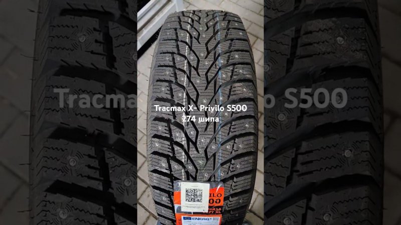 Tracmax X-privilo S500, 274 шипа. Зимняя шипованная шина для суровых зимних условий.