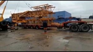 Демонтаж перевозка монтаж быстромонтируемых кранов Potain GTMR 386B _ Обзор