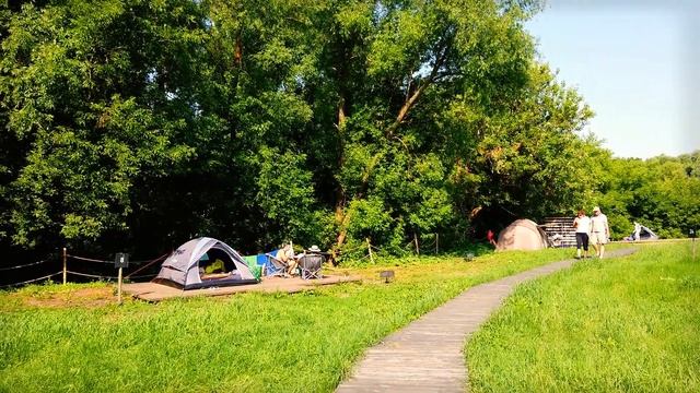 Дорога на море по М2. Автокемпинг и парк "Кудыкина гора". смотреть онлайн