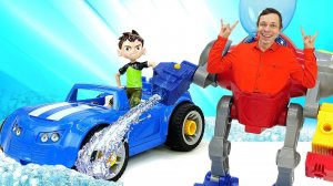 Новые игры с БЕН 10 - Ищем и чиним Машинки с Бен Тен! - Смешное видео шоу. Супергерои онлайн