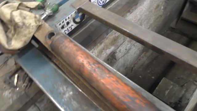 Самодельный гидроколун ч.2 установка цилиндра, каретка смотреть онлайн