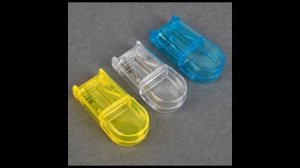 Таблетница с таблеторезкой, 1 секция, цвет прозрачный, микс