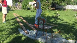 Треугольные грядки из остатков своими руками. Один день из жизни за городом. Июльский сад