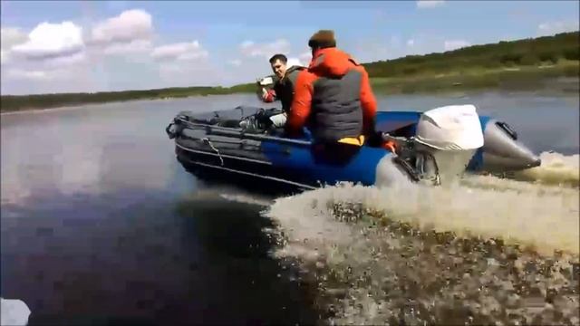 Лодка ПВХ Риф Скат Тритон 400 НДНД+Хонда 20 л.с. Сыктывкар. Сезон 2019 смотреть онлайн