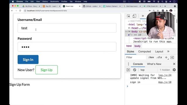 Learn React in 10 Days - Day 05 - Forms & Events in Depth | React Login App | Free React Course 202