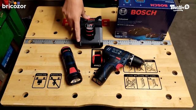 Batterie 12V 3Ah x2  chargeur GAL12V-40 Professional - 1600A019RD BOSCH : Test et Avis