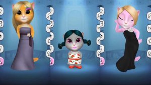 Моя говорящая Анджела Две сестрички и ее Малышка # 22 В ресторане Анжела Мила Соня Мультик