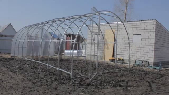 Монтаж теплицы Агроном