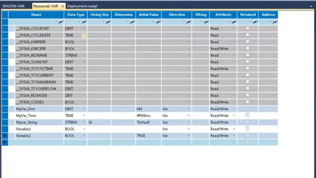 ISaGRAF 6 Variables, arrays & structures с субтитрами на русском языке