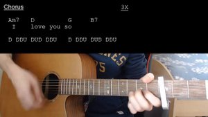 The Walters – I Love You So EASY Guitar Tutorial With Chords / Lyrics