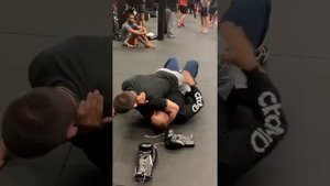 Хабиб готовится на бой