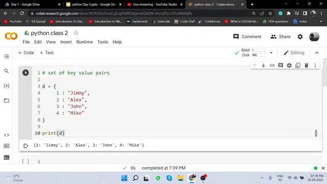 Python and Machine Learning Bootcamp [Day-2] | ED SPREAD