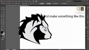 Horse Logo Design Tutorial in adobe illustrator | No CorelDraw X7 | No Adobe Photoshop