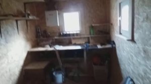 Планировка сарая 2×4 метра с угловой дверью