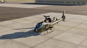 Запуск вертолета SA-342L в DCS World