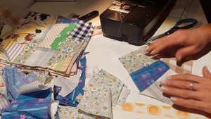 Плед из остатков ткани, красивый лоскутный блок из обрезков,ЛОСКУТНОЕ ПОКРЫВАЛО
