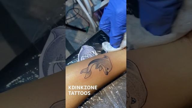 KDINKZONETATTOOS #dolphin #girltattoo #rewari #reels #viral #tranding #real #dholpur #india #rewari