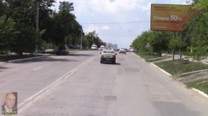 Чадыр Лунга: от въезда со стороны аэродрома до выезда в сторону Баурчи