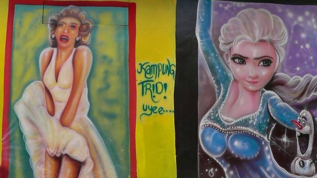 INDONESIA colourful kampungs of Malang, Java (hd-video) смотреть онлайн