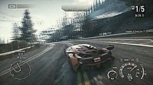 Need For Speed Rivals Gameplay With Lamborghini Veneno (TOP SPEED 380KM/H!!!)