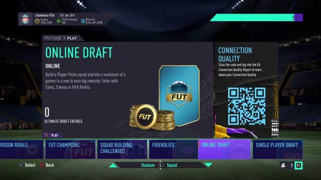 Fifa 21 online fut draft