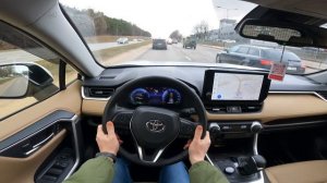 2024 Toyota RAV4 2.5 Hybrid POV Test Drive   @DRIVEWAVE1
