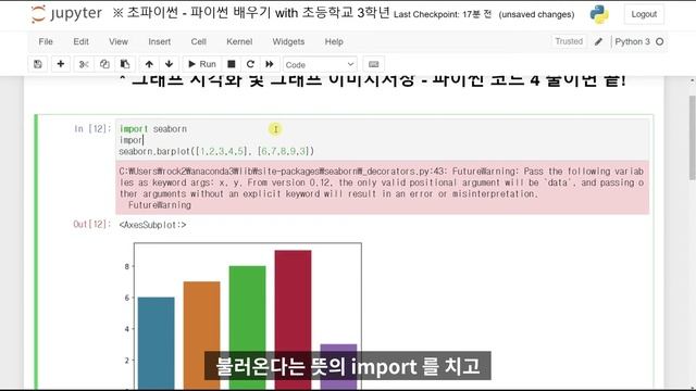 (초파이썬) python 그래프시각화 및 png 그래프 이미지저장 - 맷플라립(matplotlib) 라이브러리 파이플랏(pyplot) 모듈, savefig() 함수 by 초딩어린