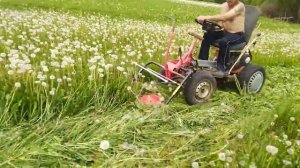 Мотоблок Салют с косилкой Заря.