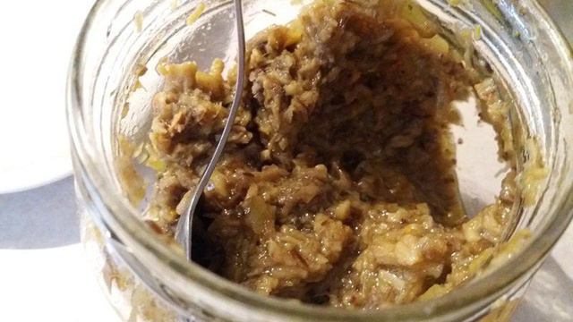 Мясные зразы фаршированные грибной икрой