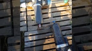 Монтаж дискового фильтра с механизмом обратной подачей воды и чистки фильтра без разбора