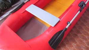 Самодельная гребная лодка из ПВХ длинной 330см