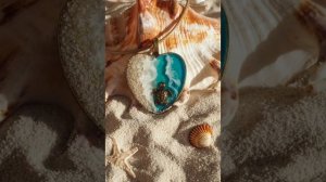 украшения из эпоксидной смолы. Море.