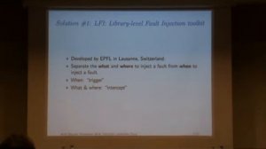 Erlang 2014: Faulterl: precise fault injection for Erlang NIFs and linked-in drivers