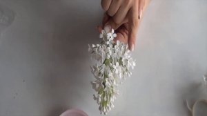 Как слепить сирень из полимерной глины? Бонсай из холодного фарфора. Дерево из полимерной глины.