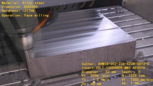 AHM15-XD12 - фрезерование на высоких подачах от ACHTECK