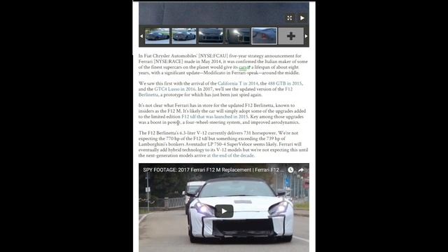 2018 Ferrari F12 M SPIED w/ Video !! (HD)--Engine Sounds, News, Likely Specs, and MORE! смотреть онлайн