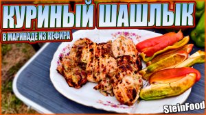 Шашлык из курицы в маринаде из кефира - Показываю рецепт / SteinFood