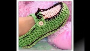 Очарователые туфельки крючком. Вязанные туфельки на вашей ножке