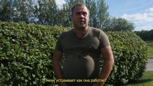 Выполнили автоматический полив на участке.