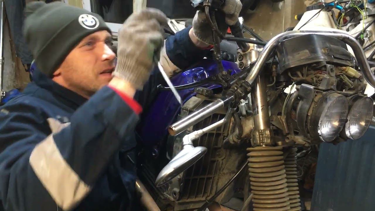 Замена руля на мотоцикле Honda AX 1 смотреть онлайн