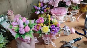 Мыловарение /букет из мыла/цветы из мыла /подарок на 8 марта