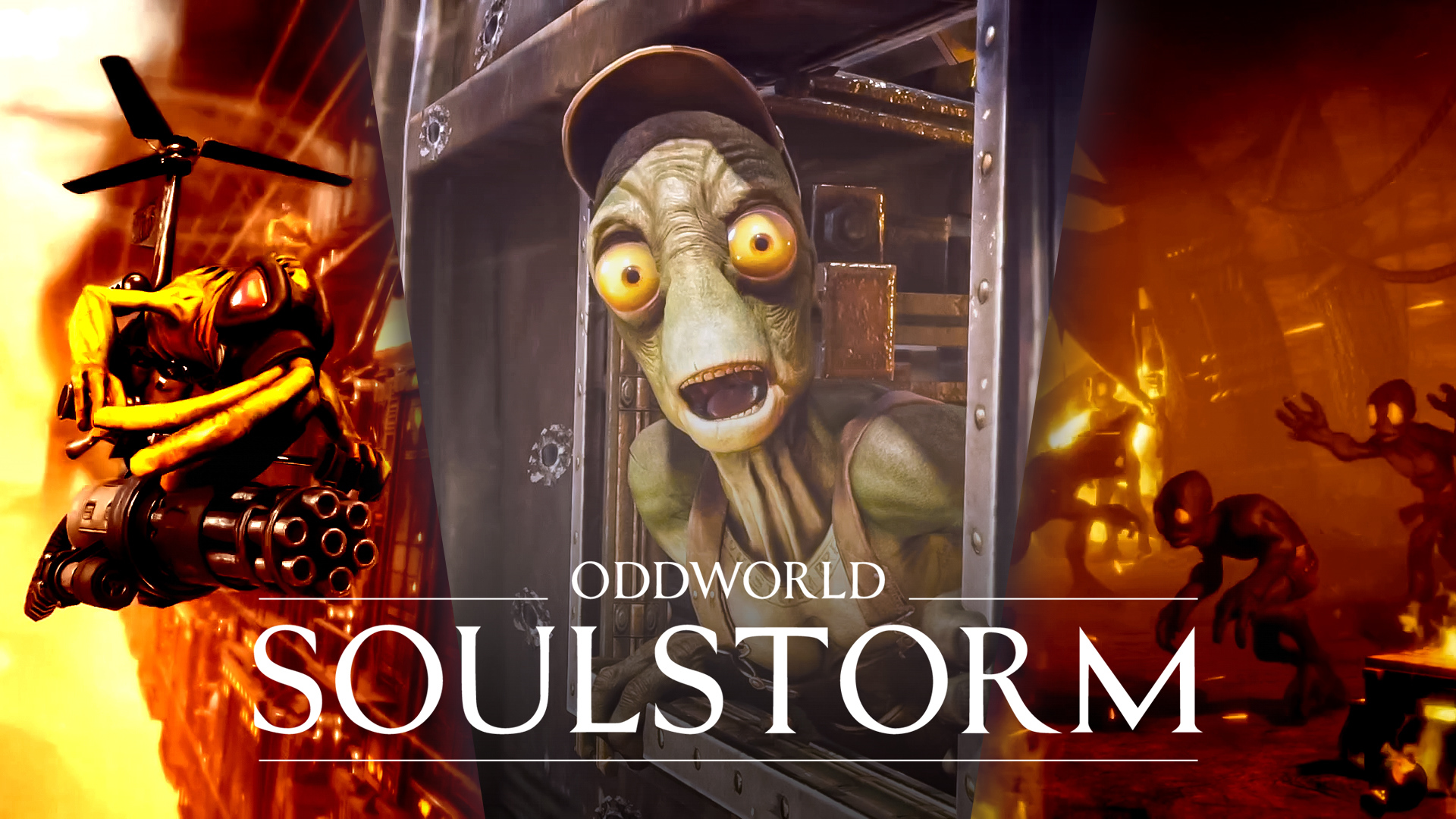 МИМОЛЕТНЫЙ РОМАН ЭЙБА - Oddworld: Soulstorm #1 - Прохождение (первое видео с вебкой)