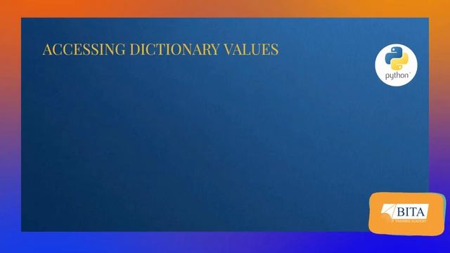 Dictionary DataType | Data Types In Python | Python Dictionary DataType | Built-in Methods| BITA