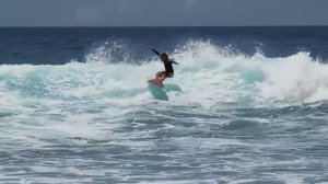 8-year Old Kobi Surfing The Maldives On The Perfect Wave Cobia