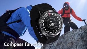 Смарт часы мужские с компасом со звонком Smart Watch Modfit Expedition Compass