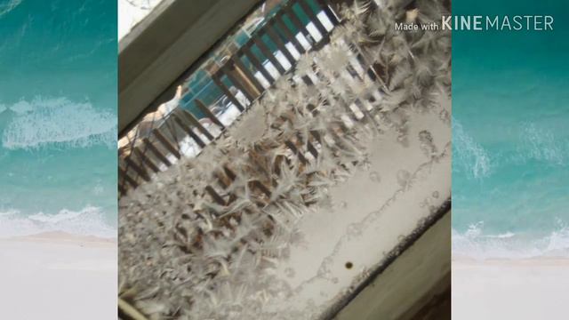 Привет ребят вот такие у меня на окне узоры а у вас какие ???)) смотреть онлайн