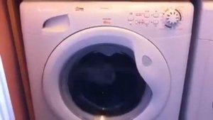 Start of 40c cotton wash in candy grando washing machine